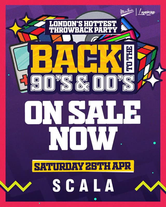 Back To The 90's & 00's at Scala