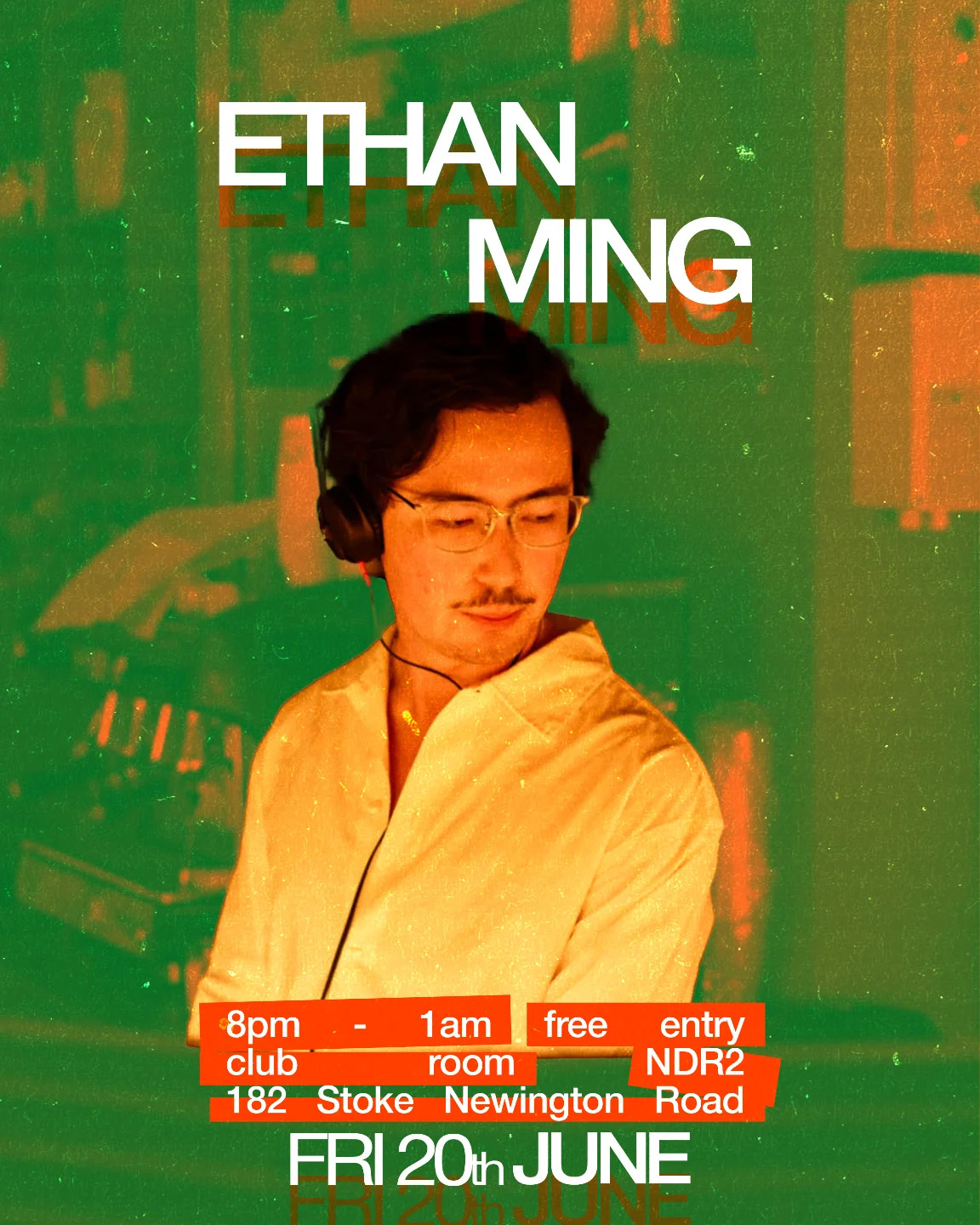 Ethan Ming at NDR2 Club Room