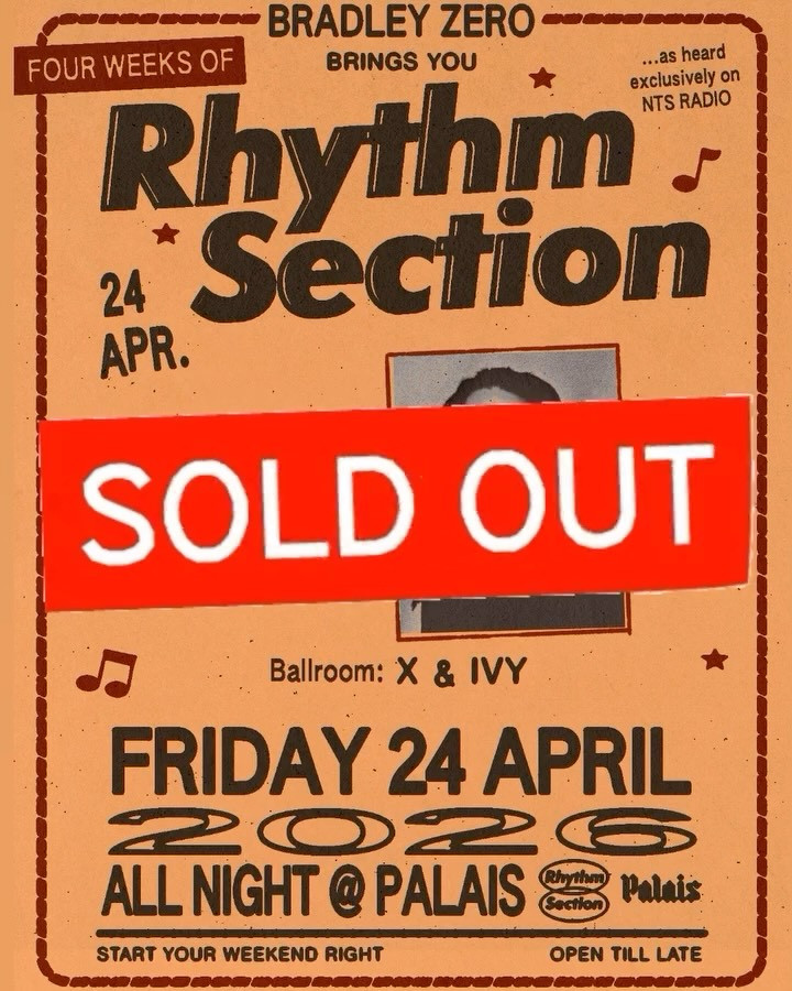 Rhythm Section Residency at Palais