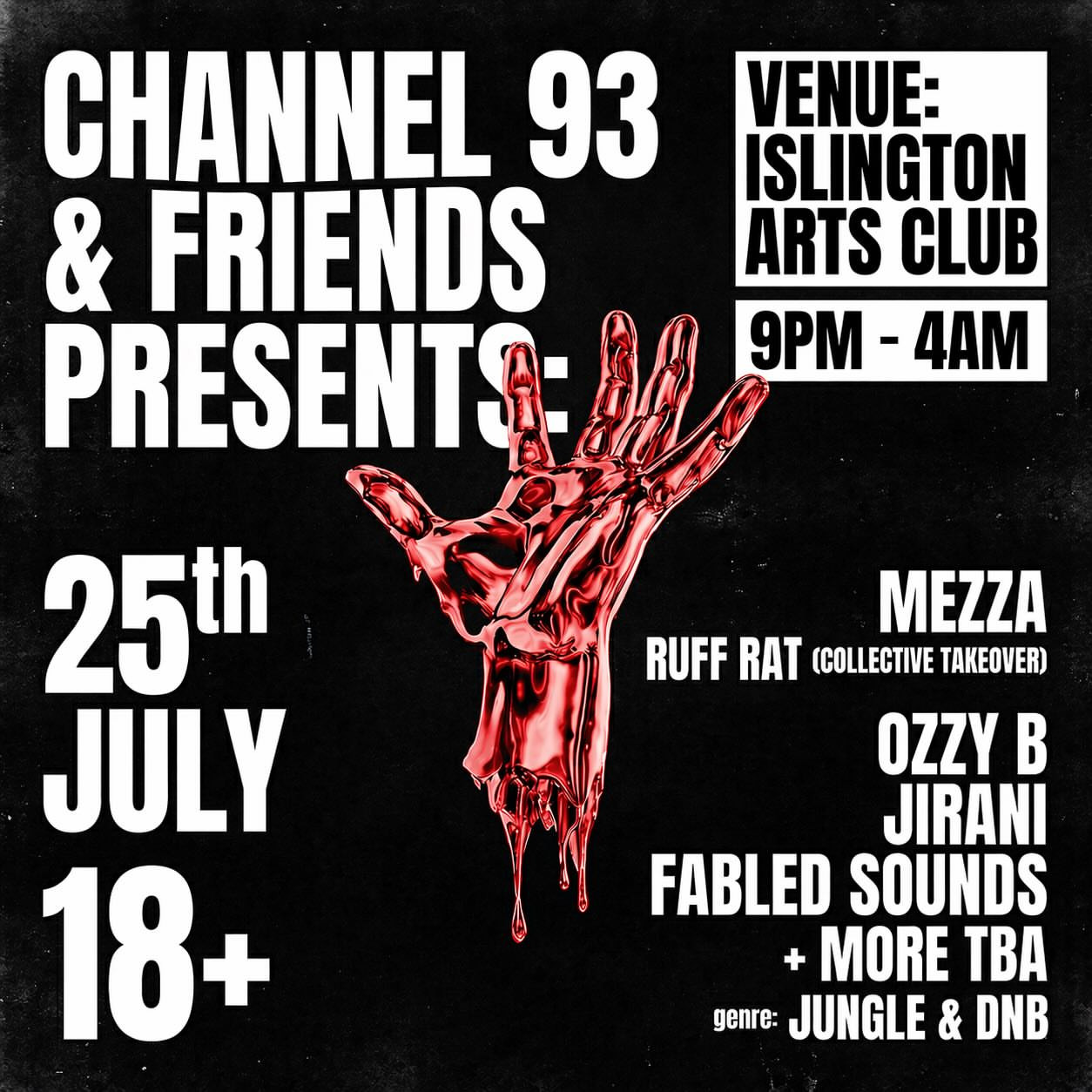 Channel 93 & Friends at Islington Arts Club