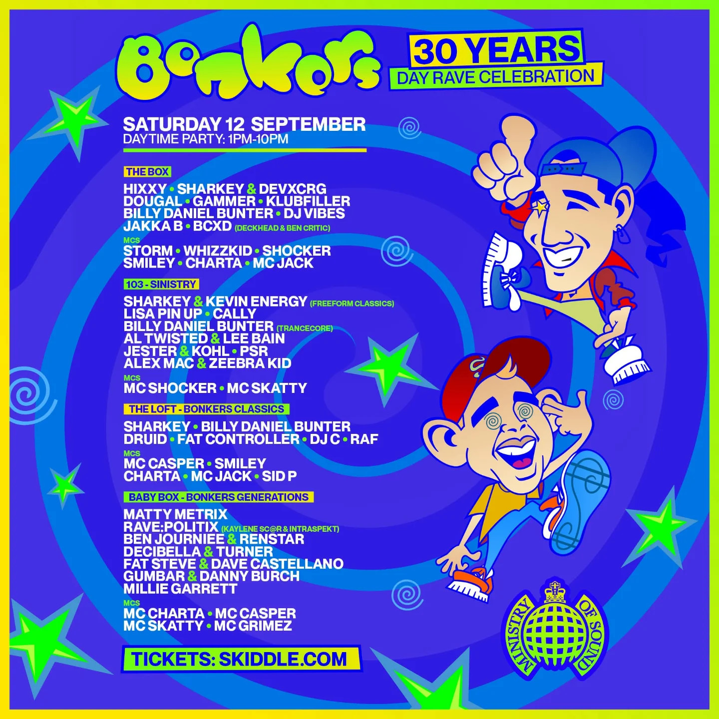 Bonkers goes to Ministry of Sound 2025