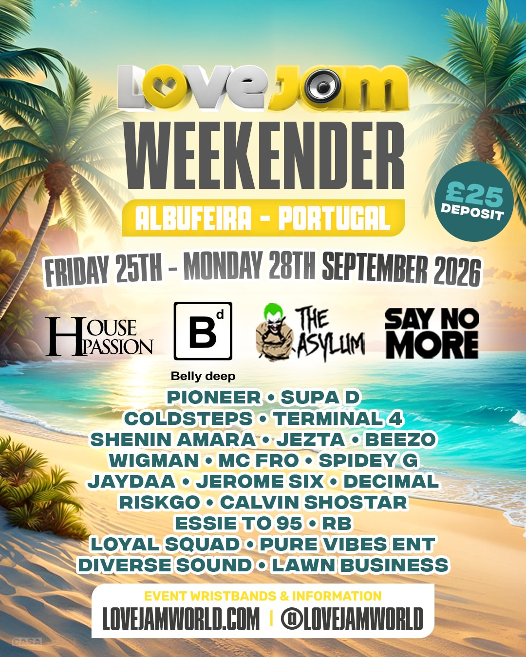 LOVEJAM PORTUGAL WEEKENDER 2026