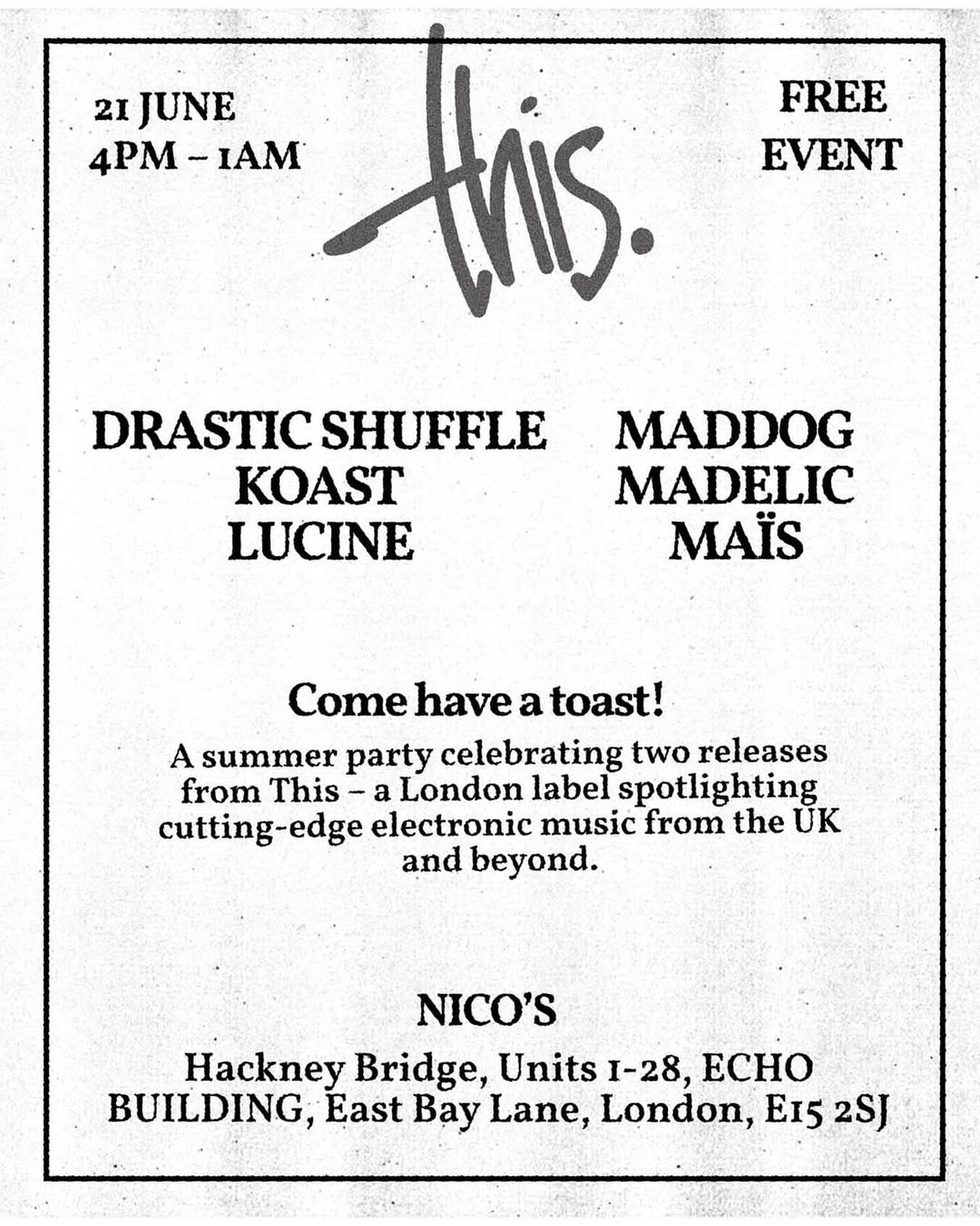 THIS SUMMER PARTY: FREE VIBES + DOUBLE CELEBRATION!