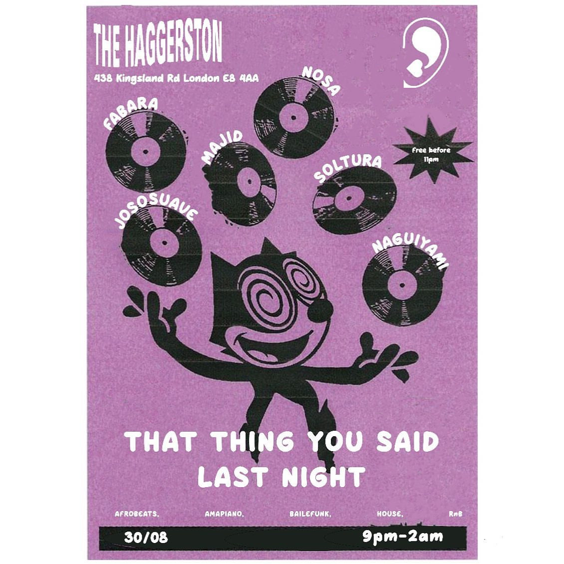 That Thing You Said Last Night