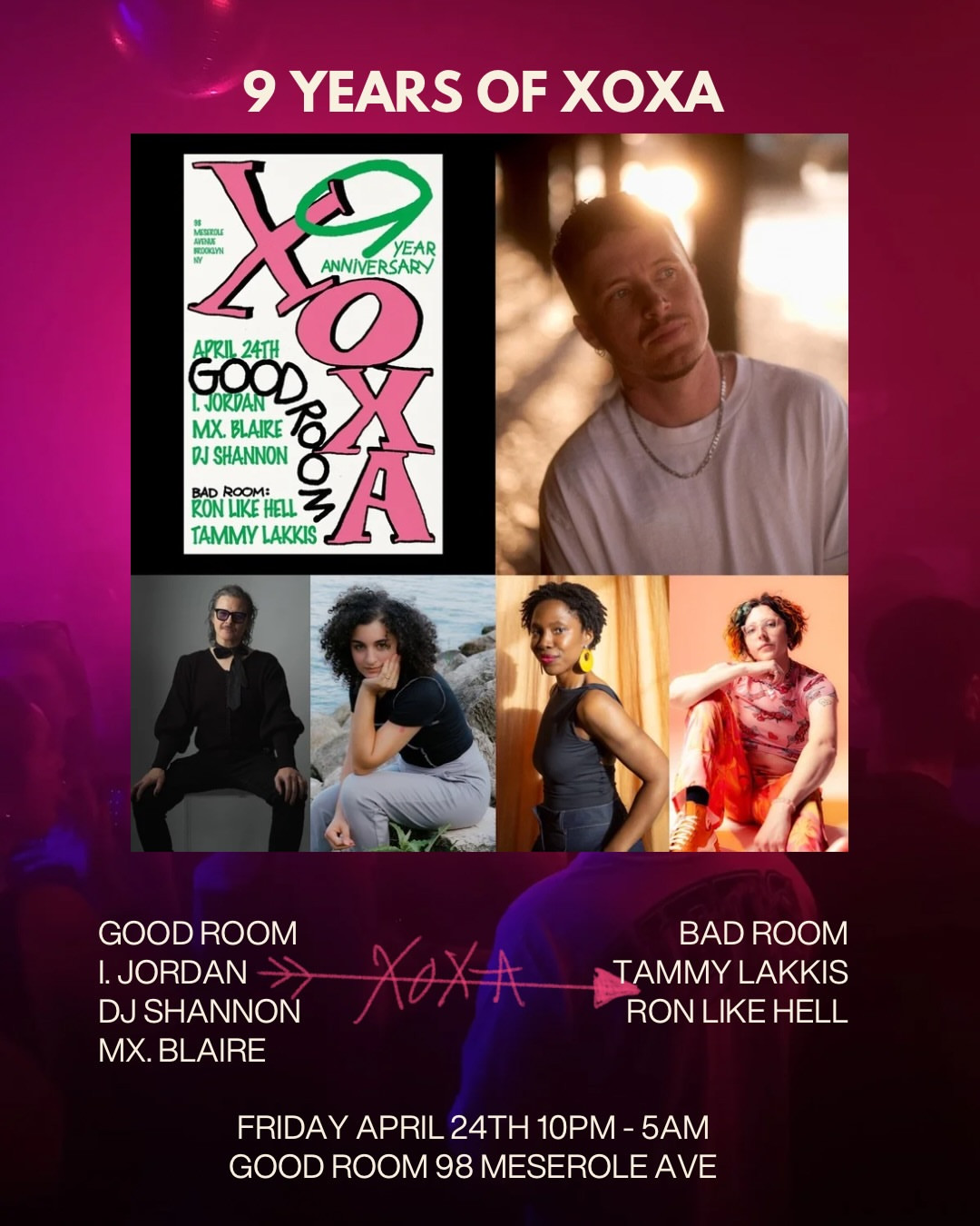 XOXA 9th Anniversary Party at Good Room